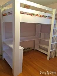 Twin loft bed w/ loft drawer storage by signature design by ashley. How To Build A Loft Bed With Desk And Storage Diy Loft Bed With Desk