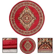 Teppich Rund Orientalisch Klassisch Orient Teppich Kurzflor Wohnzimmer Schlafzimmer Vimoda Homestyle
