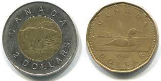 Amazon.com: Real Canadian $1.00 & $2.00 Dollar Looney, Tooney Coins, Loonie  & Toonie Money Set : Collectibles & Fine Art