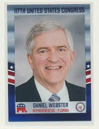 2021 United States Congress Fascinating Cards Chrome Daniel Webster Florida 