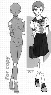Shy Anime Girl Pose Reference Make sure to download the base to make sure it doesn't have fuzzy lines!! shy anime girl pose reference