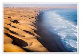 Plenty of birds and some skeletons. Namib Desert Meets The Ocean Namibia Africa Posters And Prints Posterlounge Com