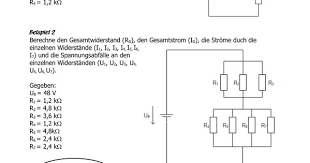 Widerstandsnetzwerke Ubungsblatt Unterrichtsmaterial Im Fach Physik Aufgabenstellung Ubungsblatt Physik