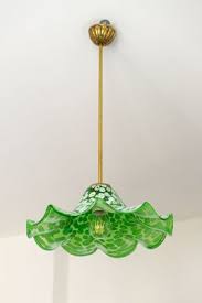 Tiffany glass ceiling light body material: Vintage Art Deco Handmade Murano Glass Ceiling Lamp 1930s Bei Pamono Kaufen