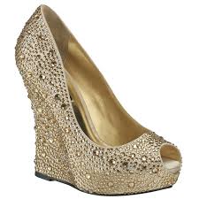 Ginifur wedge sandals, created for macy's $79.50 extra 15% off use: Benjamin Adams Holford Shoe Crystal Bridal Accessories Gold Wedding Shoes Wedge Wedding Shoes Gold Wedding Shoes Wedge