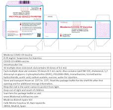 This will allow quick identification of new safety information. Authorization Of Moderna Covid 19 Vaccine With English Only Vial And Carton Labels Recalls And Safety Alerts