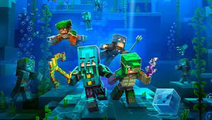 It's a world based on the classic minecraft, but with a focus on exploration and fighting. Minecraft Dungeons Minecraft