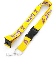 Reebok nba lakers jersey kobe bryant 8 yellow. Aminco Los Angeles Lakers Yellow Lanyard Dick S Sporting Goods