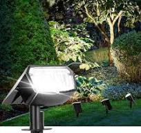Amazon.com: AUDERWIN Solar Spot Lights Outdoor Waterproof 4 ...