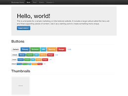 One advantage of using the bootstrap cdn: Getting Started Bootstrap