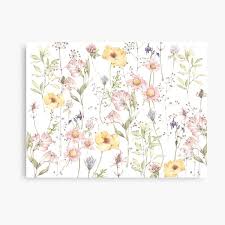 Here you can explore hq watercolour flowers transparent illustrations, icons and clipart with filter setting like size, type, color etc. Pastel Watercolor Flowers Wall Art Redbubble