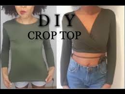 Que vous préfériez débardeur uni, débardeur avec différentes coupes s'offrent à vous selon la météo : Diy Je Transforme Mon Vieux T Shirt En Crop Top Sans Couture 5mins Youtube