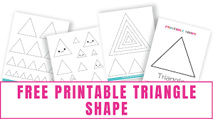 Basic questions related to congruence of triangles. Free Printable Triangle Shape Freebie Finding Mom