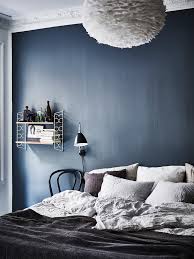 Dark matte walls look amazing, so consider such finishes. One Room Challenge Moody Blue Bedroom Sanctuary Makeover With Ikea Stoughton Week 1 Before Idle Hands Awake Blue Bedroom Blue Bedroom Walls Stylish Bedroom