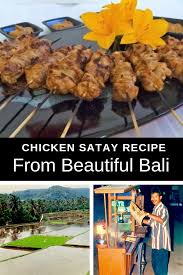 Indonesian Chicken Satay Recipe Satay Recipe Chicken Satay Recipe Chicken Satay