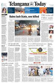 Telangana cabinet meeting today news in hindi. Telangana 01 01 70 Newspaper In English By Telangana Today English Daily Read On Mobile Tablets