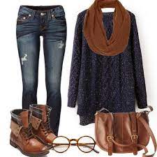 Classic Comfort Love Everything From Sweater To Glasses Fashion Cute Fall Outfits Cute Outfits