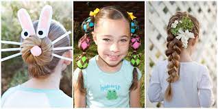 Thankfully there are many easy, fancy hairstyles that are appropriate for easter. 13 Adorable Easter Hairstyles For Kids Easter Hairstyles Kids Hairstyles Cute Hairstyles For Kids