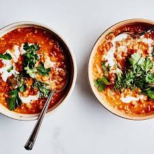 Curried Lentil Tomato And Coconut Soup Recipe Coconut Soup Recipes Lentil Curry Coconut Soup