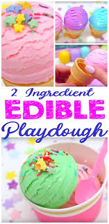 2 Ingredient No Bake Playdough Best Edible Playdough Easy Edible Playdough Recipe For Amazing Ice Edible Playdough Edible Play Dough Recipe Playdough Recipe