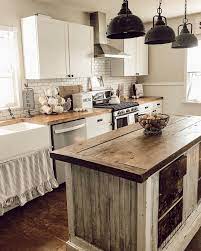 Rustic Kitchen Islands You Ll Want To Try Rustic Kitchen Island Kitchen Island Decor Country Kitchen Island