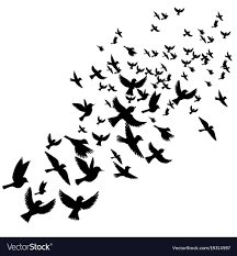 Bird In Flight Silhouette Flying Birds Silhouettes Vector Image On Vectorstock In 2020 Flying Bird Silhouette Bird Silhouette Birds Flying
