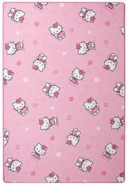 This kinderzimmer teppich hello kitty graphic has 15 dominated colors, which include begonia pink, snowflake, desired dawn, parrot tulip, foxy pink, silver, watermelon pink, tamarind, bazaar. Teppiche Hello Kitty Kinder Spielteppich Kinderzimmer Kinderteppich Teppich 133x95cm Rosa Mobel Wohnen