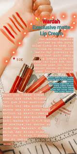 Lipcream Wardah Di 2020 Pewarna Bibir Produk Makeup Kosmetik Alami