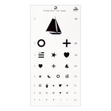 Wall Mount Eye Test Chart Kindergarten