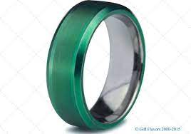 Green Tungsten Ring Green Men Tungsten Rings Green Wedding Bands Green Mens Band Green Men Wedding Band Green Men Beautiful Jewelry Wedding Rings Wedding Bands