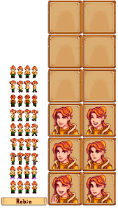 PC / Computer - Stardew Valley - Robin - The Spriters Resource