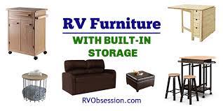 Rv dining chairs with storage. Rv Furniture With Storage Built In Rv Obsession