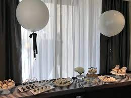 Black And White Hotel Monaco Pittsburgh Baby Shower Olive Rose Events White Baby Showers Baby Shower Baby Shower Dessert Table