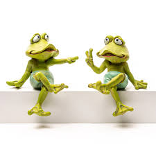 ⭐ kantenhocker aktionen und preise an einem ort. Dekofigur Kantenhocker Froschpaar 2er Set Froschfigur Deko Frosch H 13cm Dekofiguren Dekofigur Garten