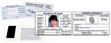 Ohio id cards are used for identification purposes only. 1 Childprint Id Card Ups Ground Shipping