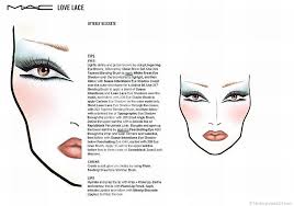 1700 makeup face charts mac pro bible cosmetics manual