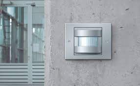 On the top is the standard infrared sensor that most motion detecting light switches use. Gira Motion Detector For Lighting Control