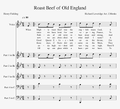 9 flute beethoven moonlight sonata flute mozart eine kleine nachtmusik (i. Roast Beef Of Old England Sheet Music For Voice Trumpet Music Transparent Png 850x1100 Free Download On Nicepng