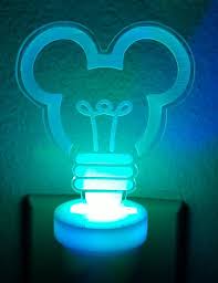 Mickey Mouse Color Changing Led Night Light Disney Decor Disney Home Decor Mickey Mouse