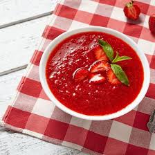 Soupe De Fraises A L Orange Recette Soupe De Fraises Idee Nourriture Recette A Base De Fraise