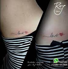 Tattoo love, Tatuagem escrita love, coração rabiscado