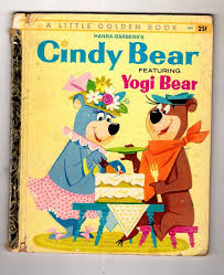 60 S A Little Golden Book Hanna Barbera S Cindy By Scarlettess 6 95 Yogi Book Vintage Goldenbook Little Golden Books Childhood Books Old Children S Books