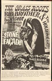 Отзывы покупателей, достоинства и недостатки. Rock Poster A Stone Facade The Grass Roots Big Brother The Holding Company Family Dog Presents Second Edition Kunst Nbsp Nbsp Grafik Nbsp Nbsp Poster Lost Horizon Bookstore