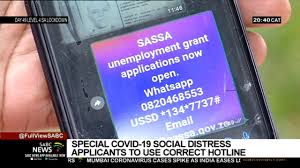 Whatsapp message to 082 046 8553 email to srd@sassa.gov.za, which automatically sends back a form to fill in Sassa Advises R350 Grant Applicants To Use Correct Hotline Youtube
