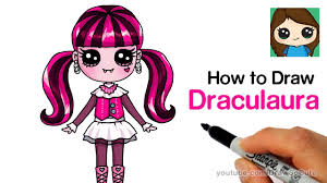 Maybe you would like to learn more about one of these? How To Draw Draculaura Monster High Youtube