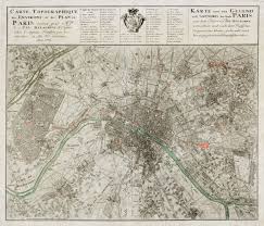 Ces données de navigation sont anonymisées. Carte Topographique Des Environs Du Plan De Paris Karte Von Der Gegend Und 1739