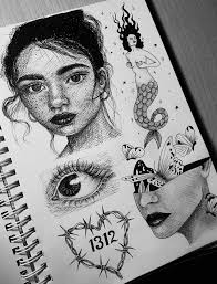 Dibujos en blanco y negro. Dibujo Libre Blanco Y Negro Domestika