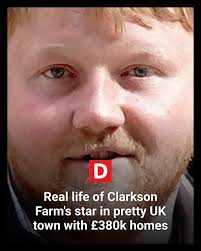 The TV star is a familiar face to fans of Clarkson's Farm, but away from  the spotlight the young farmer lives in a market town in the Cotswolds with  his family