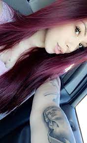 Salice Rose Maroon Hair Wine Hair Burgundy Hair