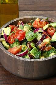 Cucumber Tomato And Avocado Salad Recipe By Tasty Recipe Avocado Salad Recipes Salad Recipes Healthy